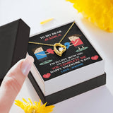 Personalized Valentine's Day Heart Necklace - You Complete Me