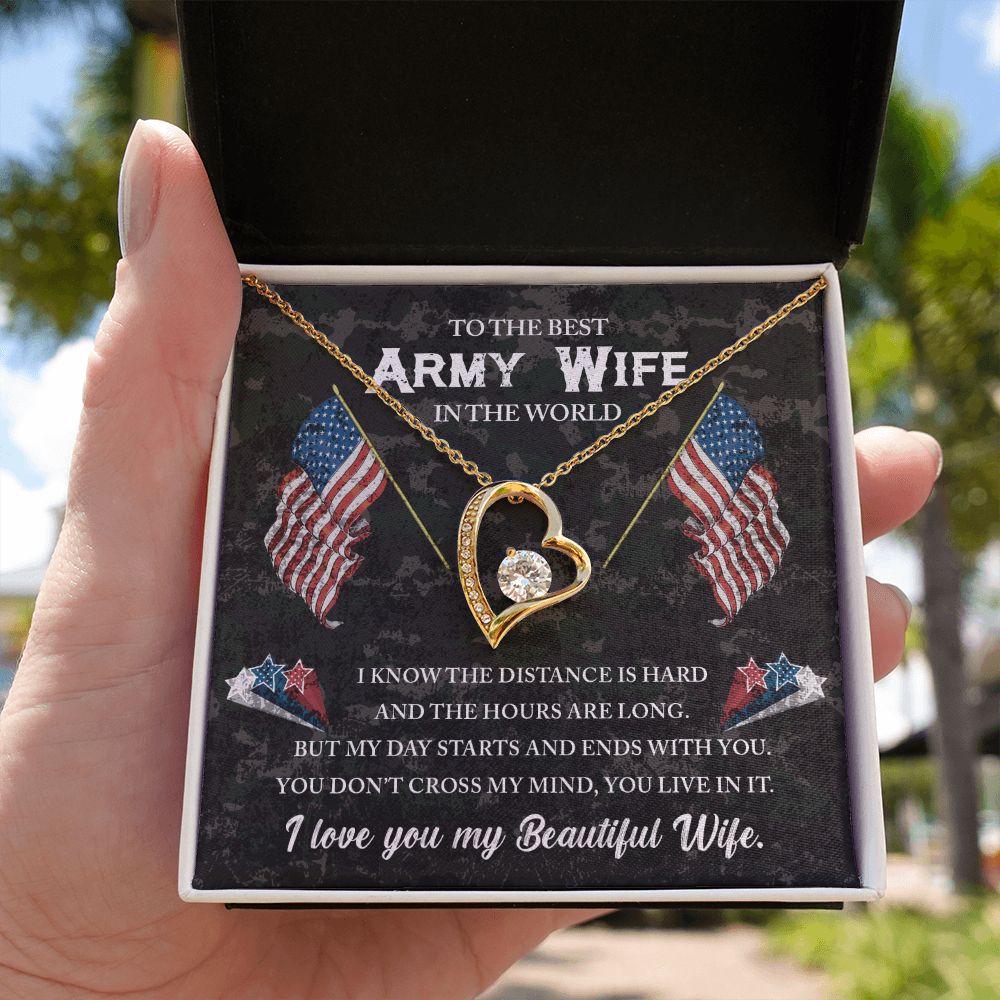 Military Wife Gift - My Day Starts And Ends With You