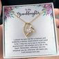 Granddaughter Gift, Forever Love You Necklace