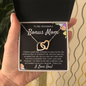 To My Bonus Mom Necklace Gift From Step Daughter