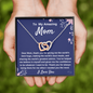 Mom Two Hearts Necklace Gift