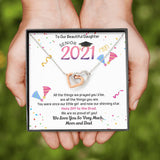 Graduation Necklace Gift For Daughter - Senior 2021