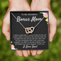 To My Bonus Mom Necklace Gift From Step Daughter