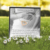 Your Mom To Be will love this Interlocking Hearts Necklace with heartfelt message card. Cubic Zirconia. High quality polished surgical steel.18"-22". Message card that reads: "Happiness is on the way. I'm not telling you it's going to be easy, I'm telling you it's going to be worth it! I can't wait to meet you because I already know we're going to be best friends! Love, hugs, kicks and kisses, your tummy"