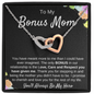 To My Bonus Mom Necklace Gift