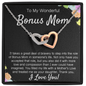 To My Bonus Mom Necklace Gift From Step Daughter