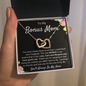 To My Bonus Mom Necklace Gift