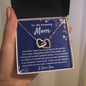 Mom Two Hearts Necklace Gift