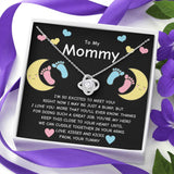 Gift For Expecting Mom To Be - To My Mommy Love Knot Necklace