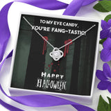 Halloween Gift For Women-Love Knot Necklace-You're Fang-Tastic