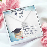 Graduation 2021 Necklace Gift For Her - Knot Of Love