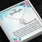 To My Granddaughter Necklace, I Love You So Much