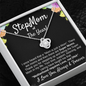 Step Mom Gift, Bonus Mom Love Knot Necklace Gift