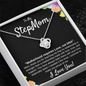 Step Mom Necklace Gift , Love Knot Necklace
