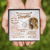 Daughter Necklace Gift From Father -I'll Always  Carry You In My Heart
