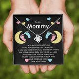 Gift For Expecting Mom To Be - To My Mommy Love Knot Necklace