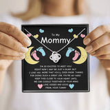 Gift For Expecting Mom To Be - To My Mommy Love Knot Necklace