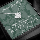 St. Patrick's Day Gift For Daughter From Mom-Lucky Necklace