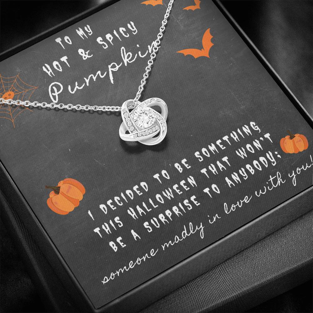 Halloween Gift For Women- Love Knot Necklace - Hot & Spicy