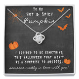 Halloween Gift For Women- Love Knot Necklace - Hot & Spicy