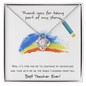 Teacher Thank You Necklace Gift From Student