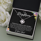 Step Mom Necklace Gift , Love Knot Necklace