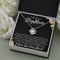 Step Mom Gift, Bonus Mom Love Knot Necklace, Step Parent Gift