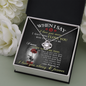 Wife Anniversary Gift, Enchanted Rose Jewelry Message Card