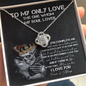 Wife Anniversary Gift, Skeleton Lovers Message Card Jewelry Necklace
