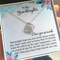 To My Granddaughter Necklace, I Love You So Much