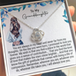 To My Granddaughter Necklace, I'll Always Love You