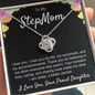 Step Mom Gift, Bonus Mom Love Knot Necklace