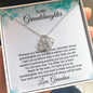 To My Granddaughter Necklace- Straighten Your Crown
