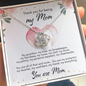Mom Gift, Love Knot Necklace