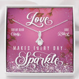 Personalized Valentine's Day Sparkle Necklace