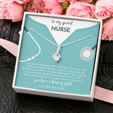 To My Nurse Wife Gift - Alluring Beauty Necklace - To My Special Nurse