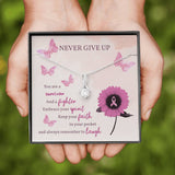 Encouragement Gift-Never Give Up-Alluring Beauty Necklace