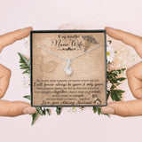 Gift For Nurse Wife- Alluring Ribbon Necklace - Adoring Husband