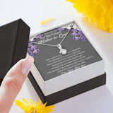 The perfect mother of the bride gift from groom. Heartfelt message card included from Groom to new Mother in law. Ribbon shaped,14K white gold over stainless steel,clear crystals,sparkling 7mm round Cubic Zirconia.