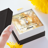 Gift For Wife Christmas, Personalized Names Necklace, To My Christmas Baby Card, Alluring Beauty Necklace