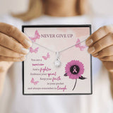 Encouragement Gift-Never Give Up-Alluring Beauty Necklace