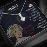 Gift For Nurse - Alluring Ribbon Necklace - Nurse Appreciation