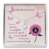 Encouragement Gift-Never Give Up-Alluring Beauty Necklace