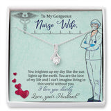 Gift For Nurse Wife- Alluring Necklace - I Love You Dearly