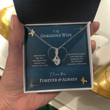 To My Gorgeous Wife Gift - Meeting You Was Fate Alluring Beauty