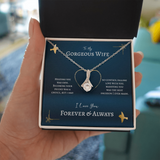 To My Gorgeous Wife Gift - Meeting You Was Fate Alluring Beauty