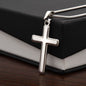 Artisan Cross with Snake Chain