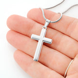 Gift For Son From Mom-St. Patrick's Day Cross Necklace