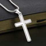 Cross Necklace Gift - Not Lucky Just Blessed