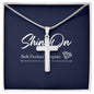 Artisan Cross with Snake Chain